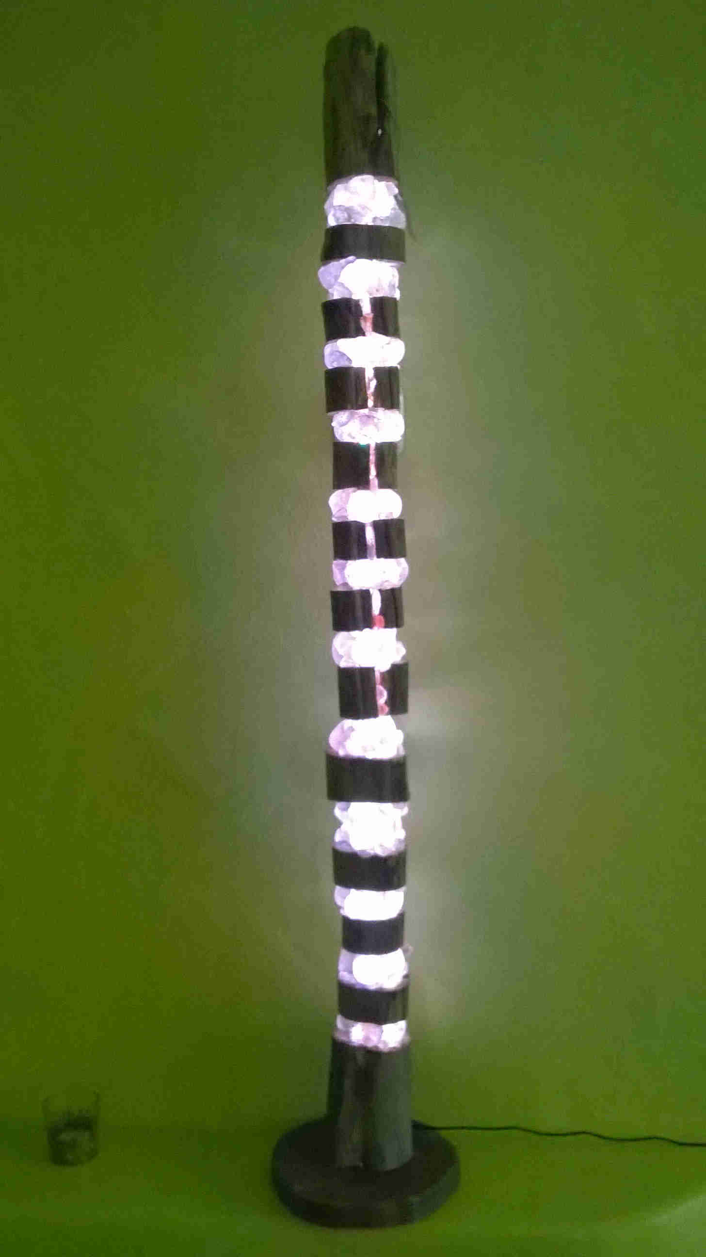 PW27 Treibholz Stehlampe Rückgrat